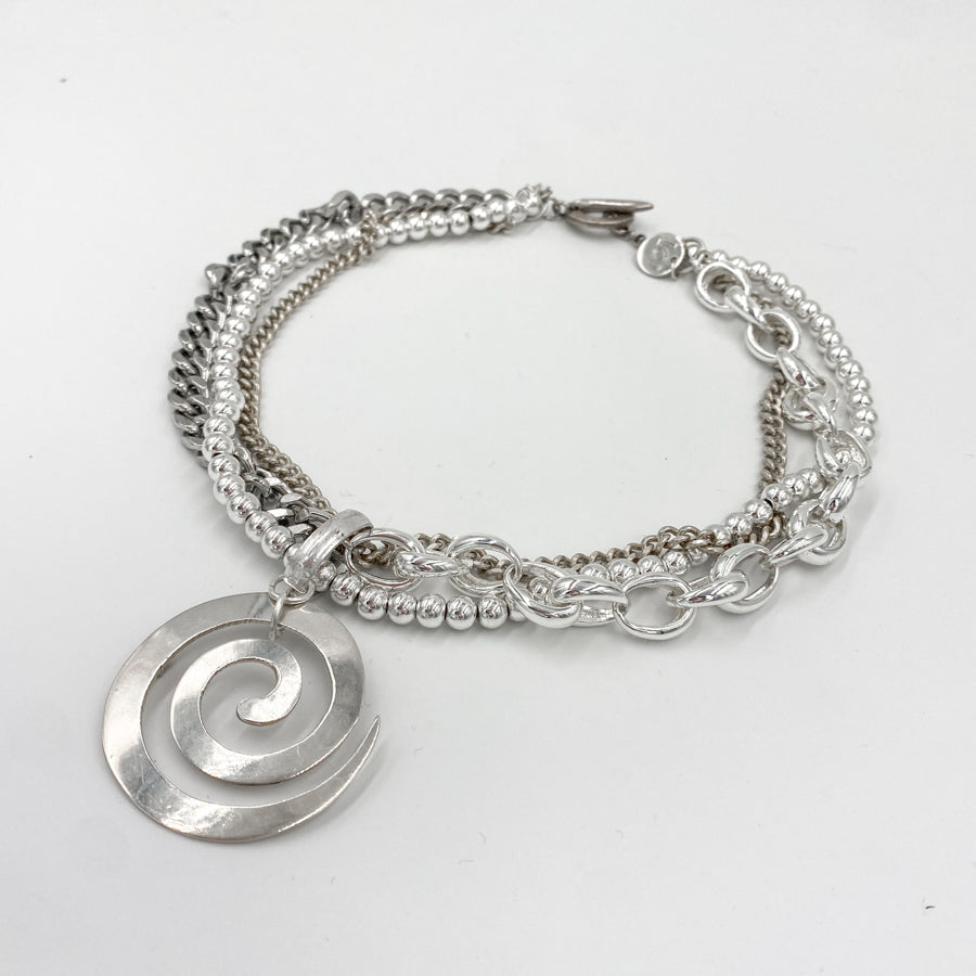 Collier 'Last Night - Silver'