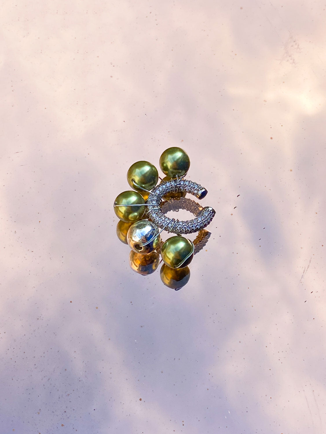 Earcuff Fairytale - kaki