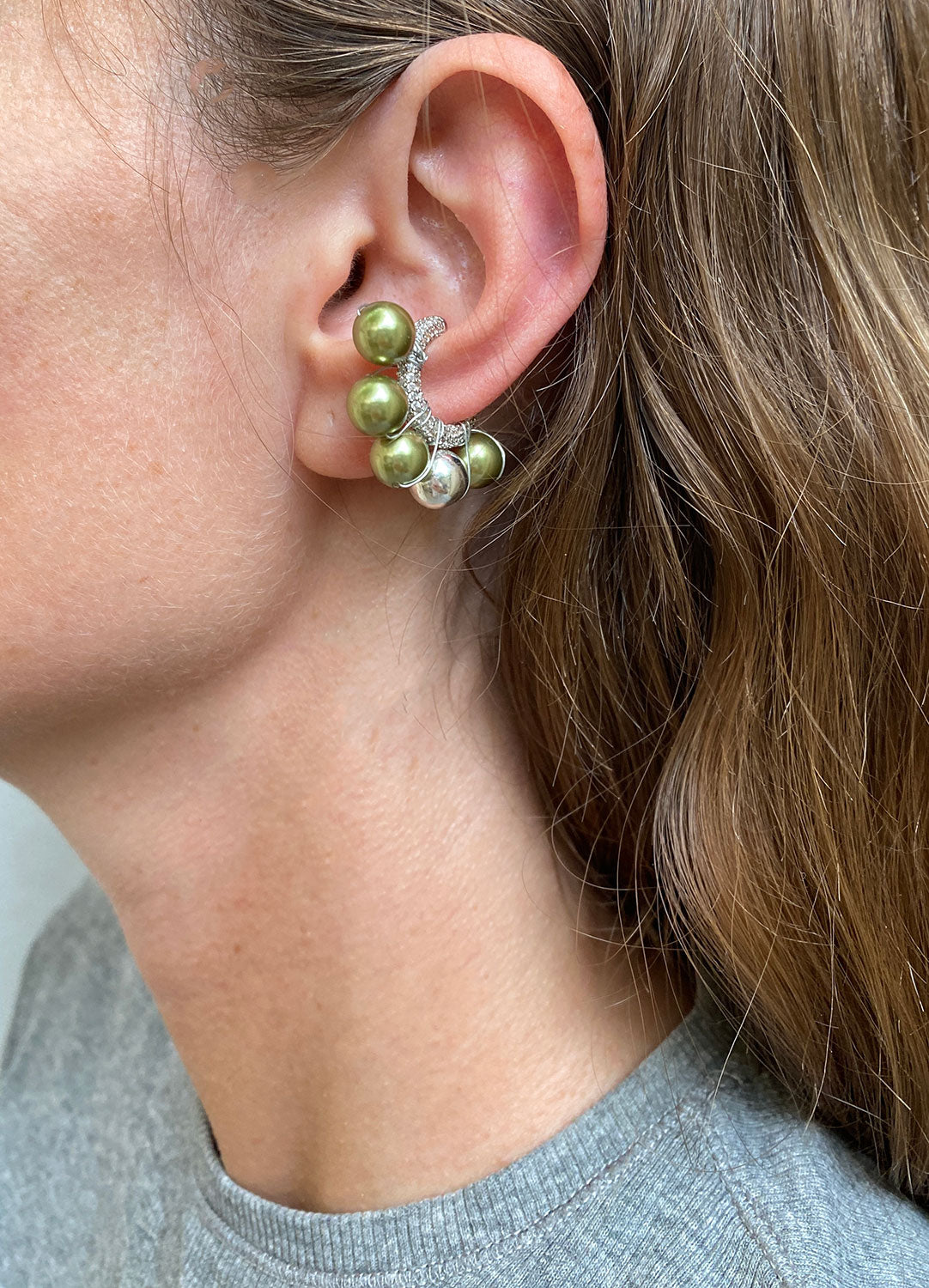 Earcuff Fairytale - kaki