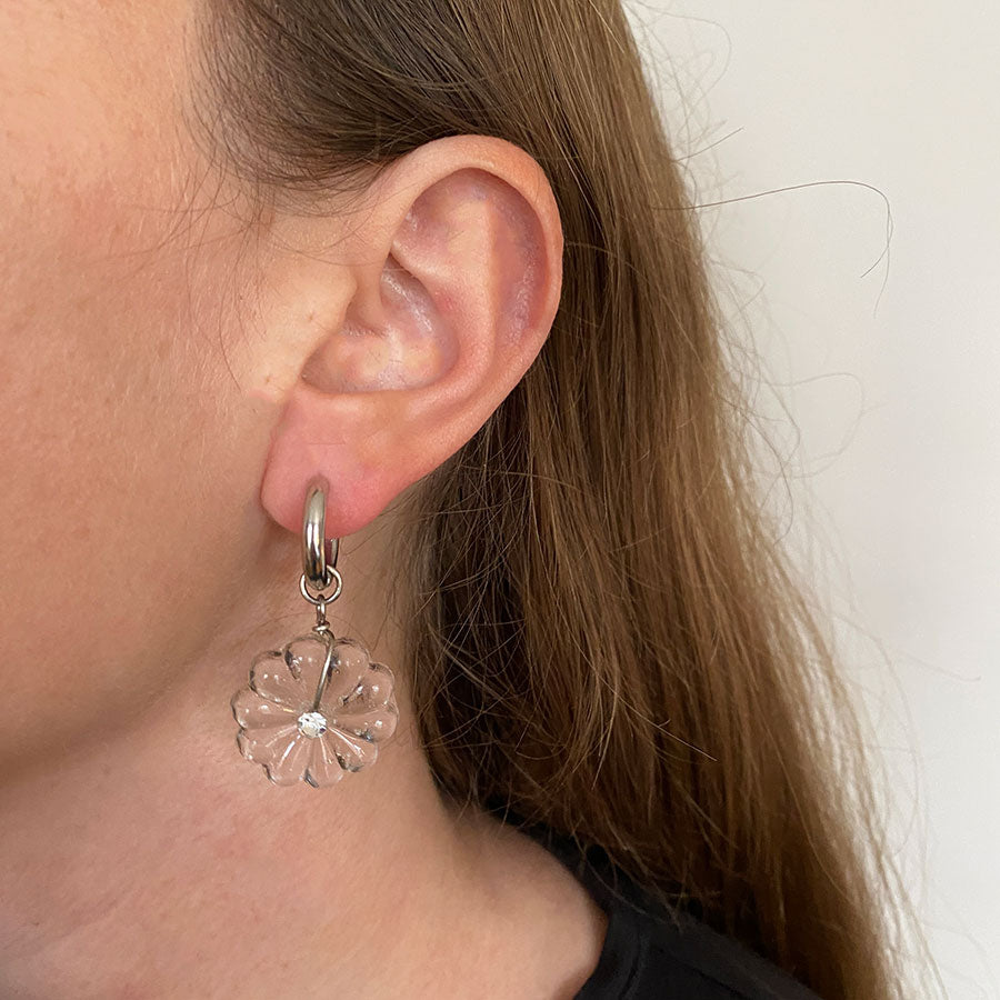 Boucles d'oreilles Silver Life On Earth