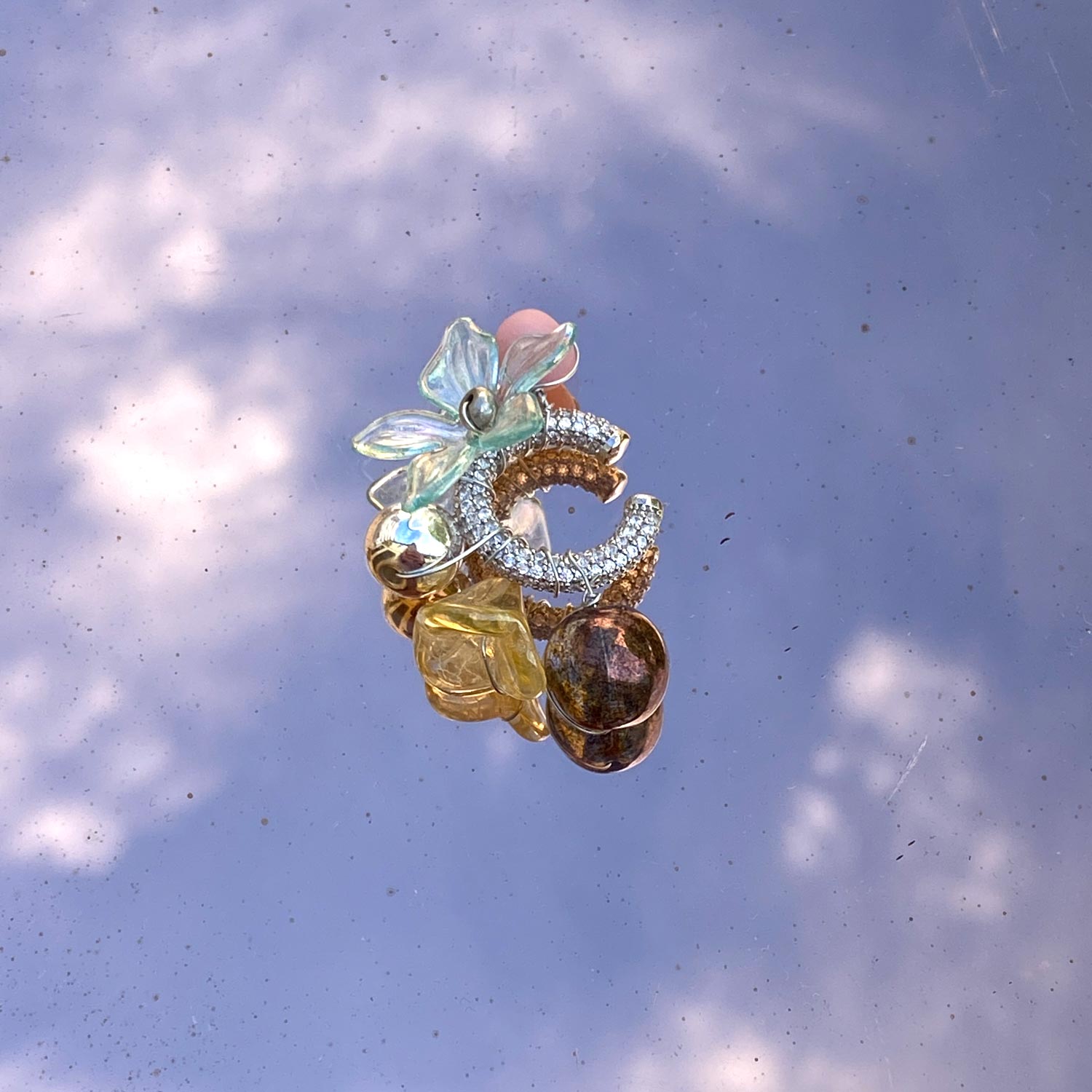 Earcuff Blue Tiare