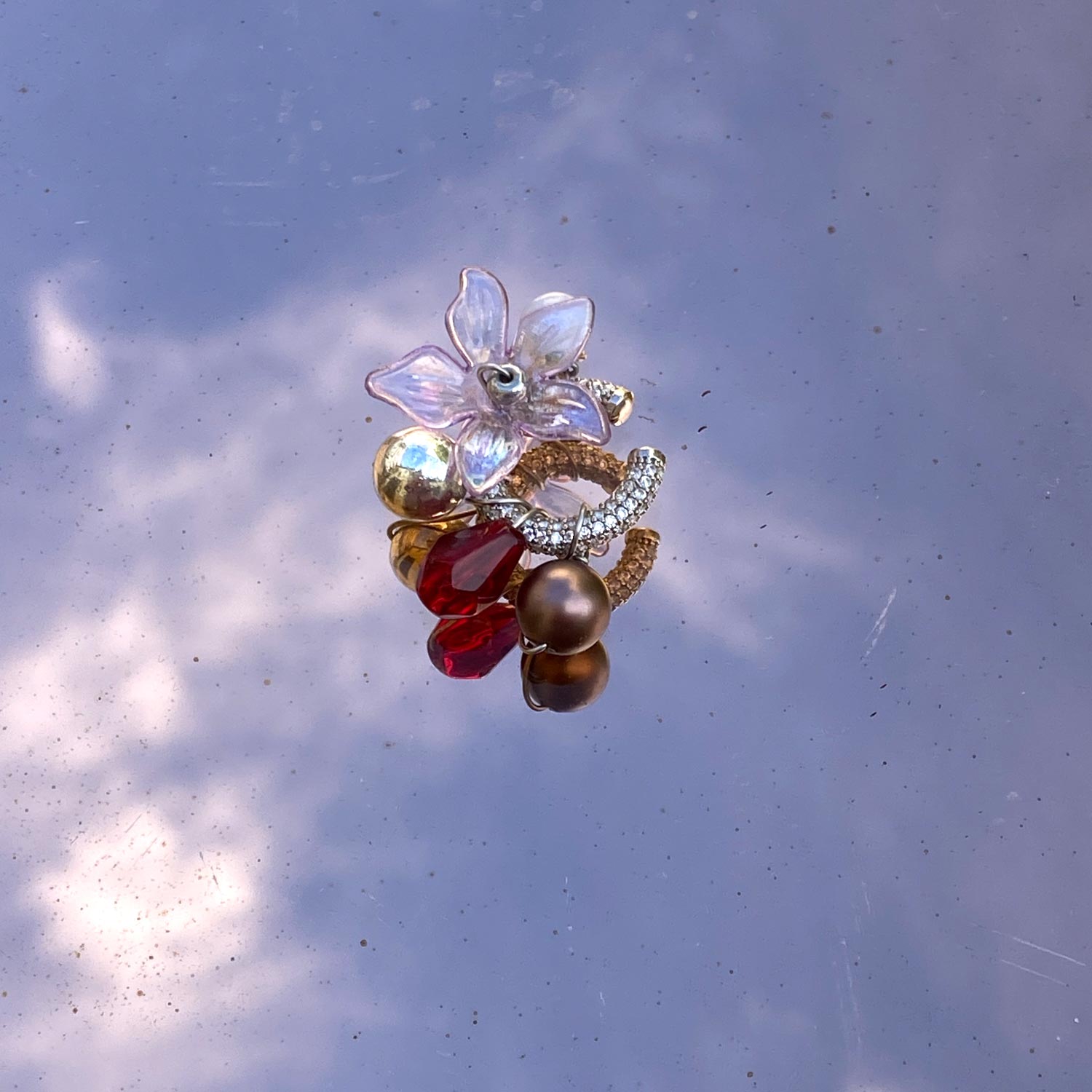 Earcuff Violet Tiare
