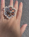 Bague Pearly daisy