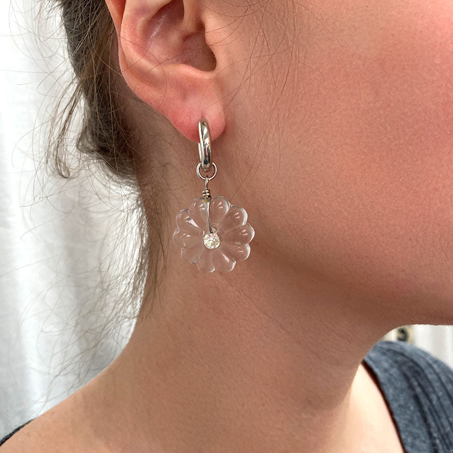 Boucles d'oreilles Silver Life On Earth